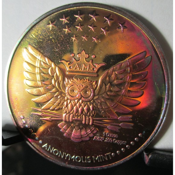 STUNNING!! UNIQUE!! Memento Mori The Last Laugh  Multicolor Patina - Picture 4 of 4